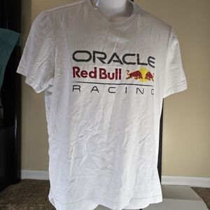 Castore Oracle Red Bull Racing F1 Team Graphic T-Shirt White Mens Large